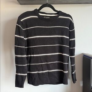 Vintage Black and White Striped Women’s Sweater